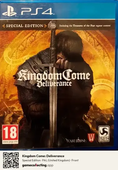 Kingdom Come: Deliverance PlayStation 4, United Kingdom box front