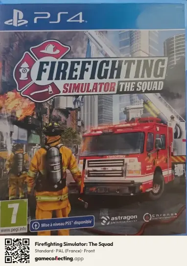Firefighting Simulator: The Squad PlayStation 4, France box front
