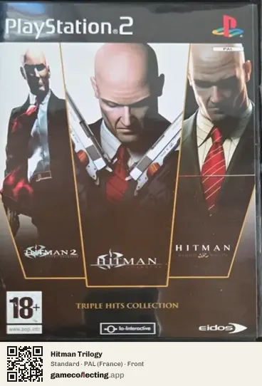 Hitman Trilogy PlayStation 2, France box front