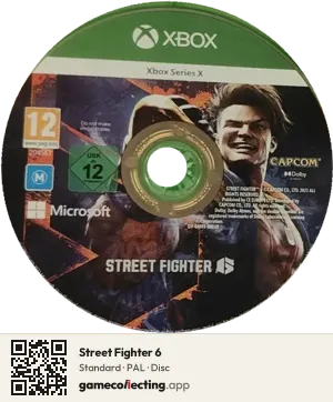 Street Fighter 6 Xbox Series X, PAL disc