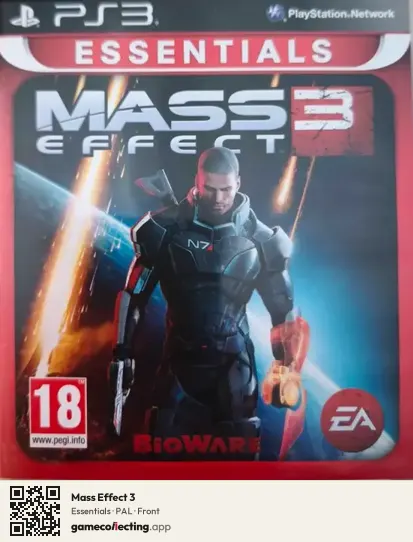 Mass Effect 3 PlayStation 3, PAL box front