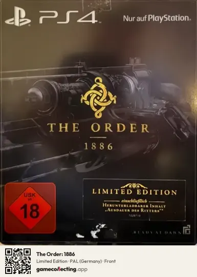 The Order: 1886 PlayStation 4, Germany box front