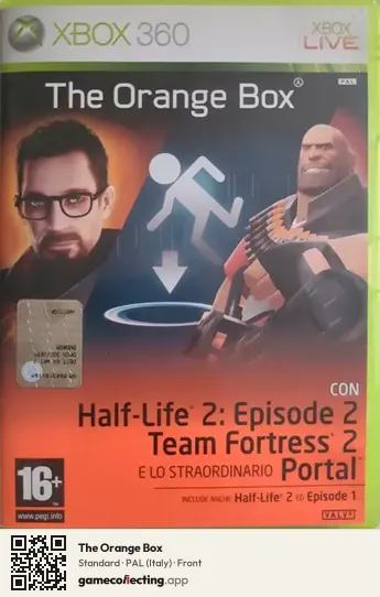 The Orange Box Xbox 360, Italy box front