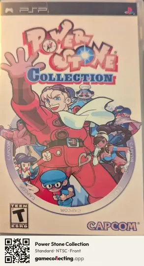Power Stone Collection PlayStation Portable, NTSC box front