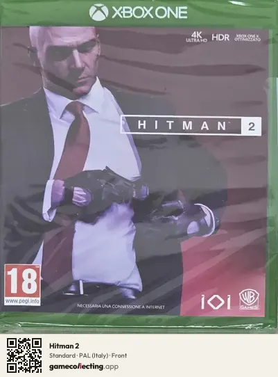 Hitman 2 Xbox One, Italy box front