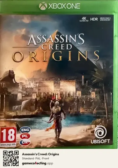 Assassin's Creed: Origins Xbox One, PAL box front