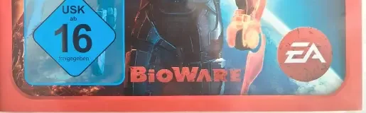 Mass Effect 3, the USK square on its front