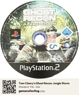 Tom Clancy's Ghost Recon: Jungle Storm PlayStation 2, PAL disc