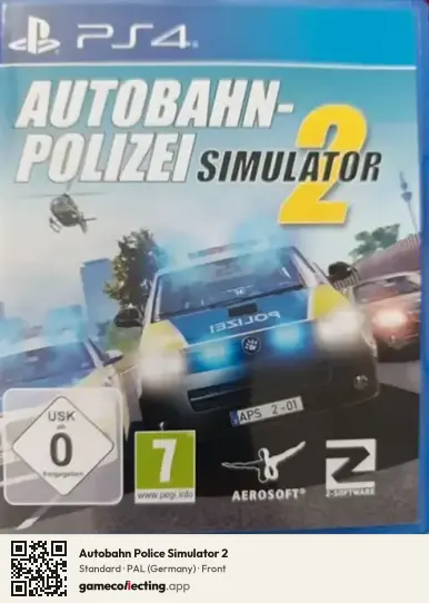Autobahn Police Simulator 2 PlayStation 4, Germany box front