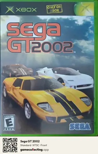 Sega GT 2002 Xbox, NTSC box front