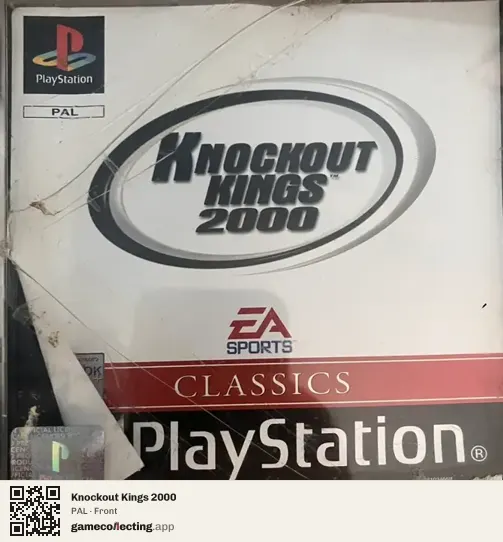 Knockout Kings 2000 PlayStation, PAL box front