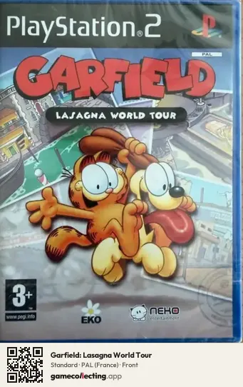 Garfield: Lasagna World Tour PlayStation 2, France box front