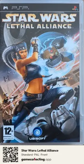 Star Wars: Lethal Alliance PlayStation Portable, PAL box front