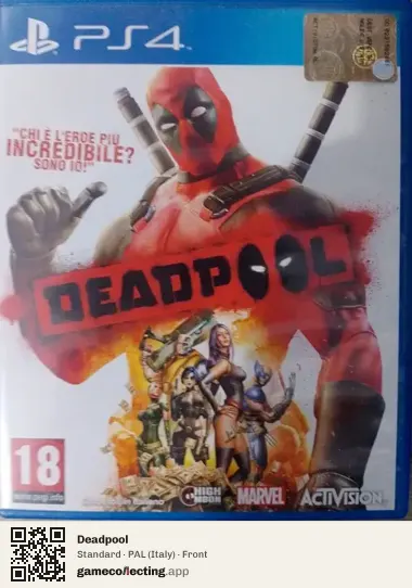 Deadpool PlayStation 4, Italy box front