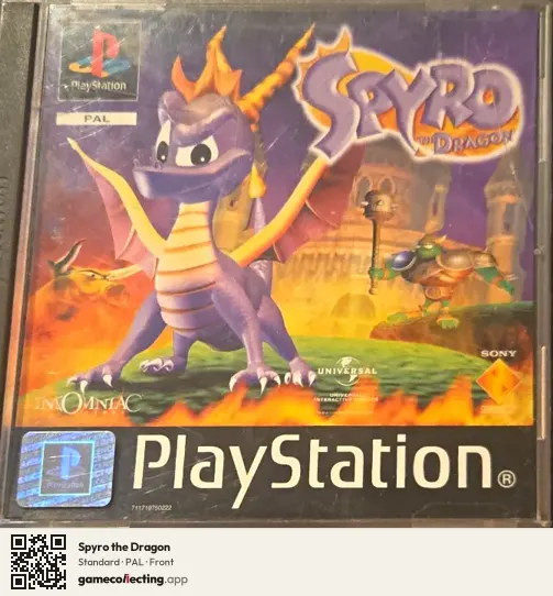Spyro the Dragon PlayStation, PAL box front