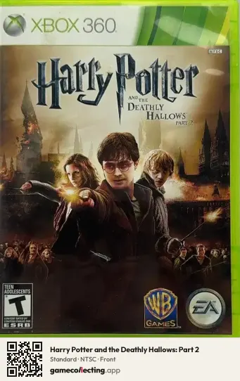 Harry Potter and the Deathly Hallows: Part 2 Xbox 360, NTSC box front