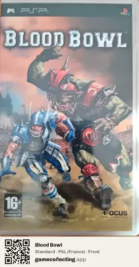 Blood Bowl PlayStation Portable, France box front