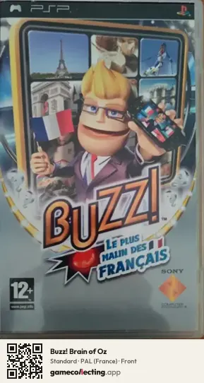 Buzz! Brain of Oz PlayStation Portable, France box front