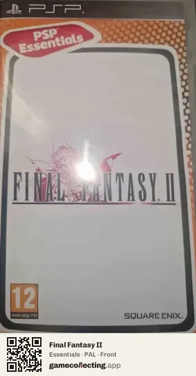 Final Fantasy II PlayStation Portable, PAL box front