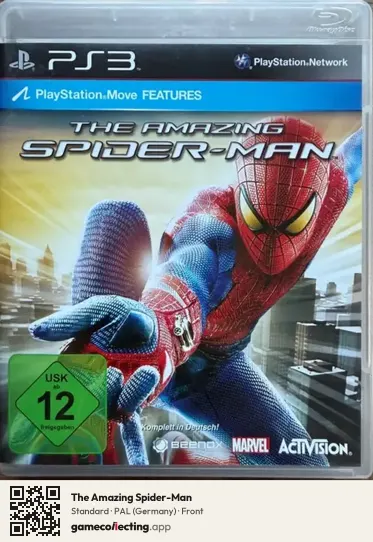 The Amazing Spider-Man PlayStation 3, Germany box front