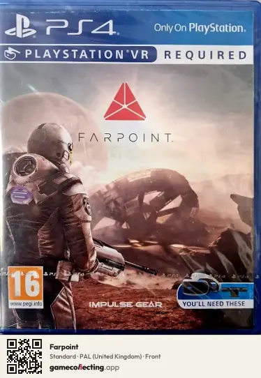 Farpoint PlayStation 4, United Kingdom box front