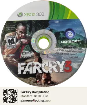 Far Cry Compilation Xbox 360, NTSC disc