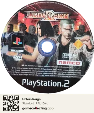 Urban Reign PlayStation 2, PAL disc