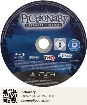 Pictionary PlayStation 3, PAL disc