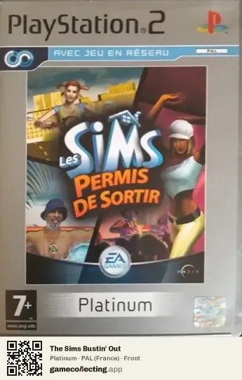The Sims Bustin' Out PlayStation 2, France box front