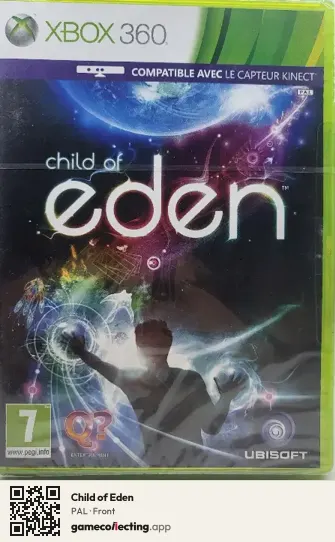 Child of Eden Xbox 360, PAL box front
