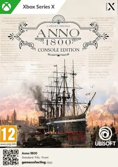 Anno 1800 Xbox Series X, PAL box front