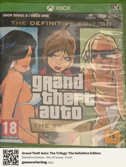 Grand Theft Auto: The Trilogy: The Definitive Edition Xbox Series X, France box front