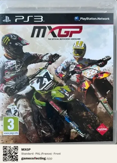 MXGP PlayStation 3, France box front
