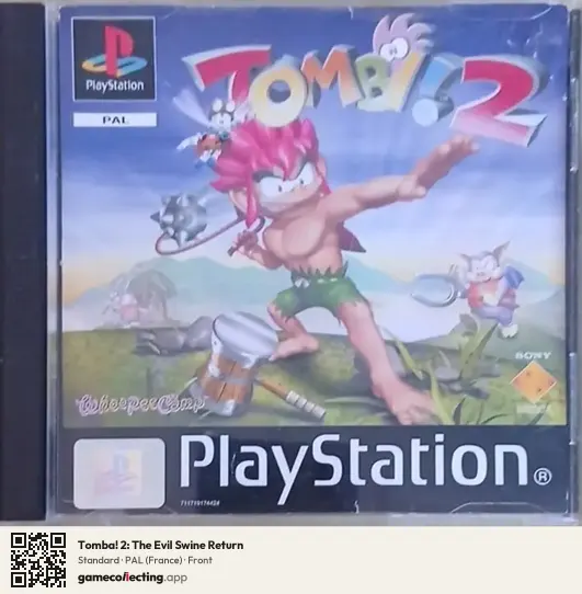 Tomba! 2: The Evil Swine Return PlayStation, France box front