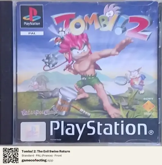 Tomba! 2: The Evil Swine Return PlayStation, France box front