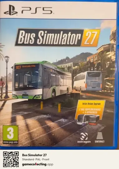 Bus Simulator 27 PlayStation 5, PAL box front