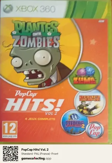 PopCap Hits! Vol. 2 Xbox 360, France box front
