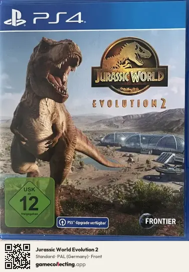 Jurassic World Evolution 2 PlayStation 4, Germany box front