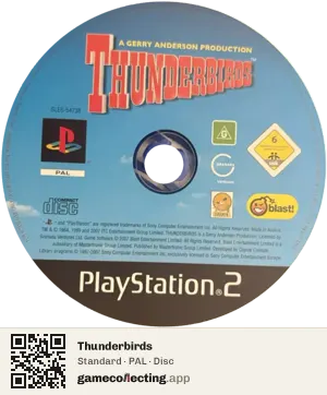 Thunderbirds PlayStation 2, PAL disc