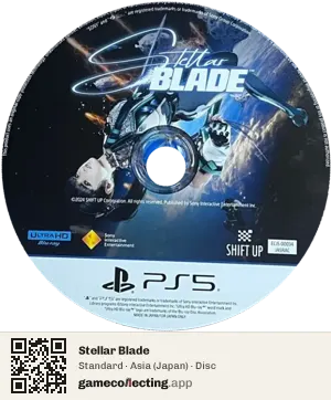 Stellar Blade PlayStation 5, Asia disc
