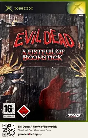Evil Dead: A Fistful of Boomstick Xbox, Germany box front