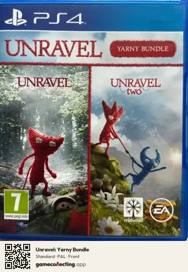 Unravel: Yarny Bundle PlayStation 4, PAL box front