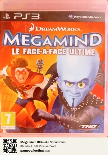 Megamind: Ultimate Showdown PlayStation 3, Spain box front