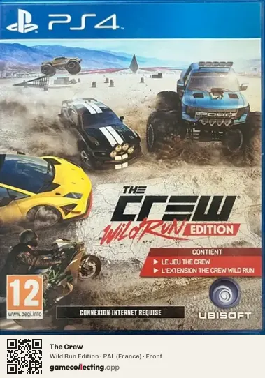The Crew PlayStation 4, France box front