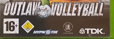 Outlaw Volleyball, the PEGI square on its front