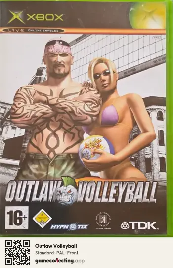 Outlaw Volleyball Xbox, PAL box front