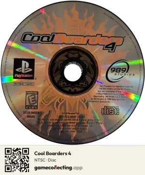 Cool Boarders 4 PlayStation, NTSC disc