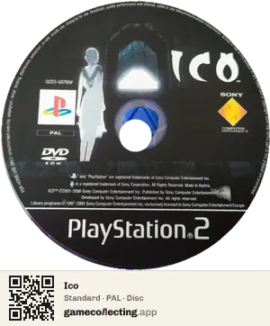 Ico PlayStation 2, PAL disc