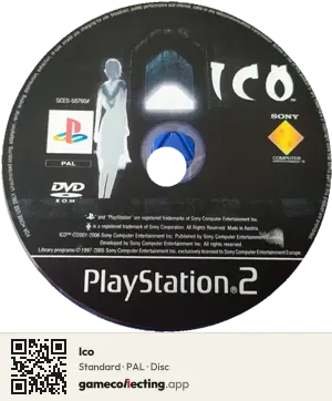 Ico PlayStation 2, PAL disc