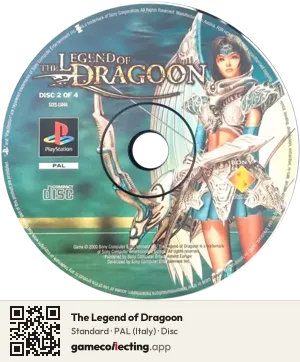 The Legend of Dragoon PlayStation, PAL disc